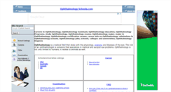 Desktop Screenshot of ophthalmologyschools.com