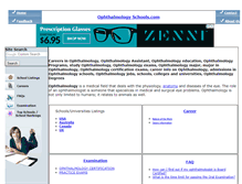 Tablet Screenshot of ophthalmologyschools.com